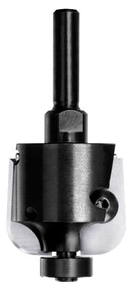 UNITEC houder met halfholkeermessen R=10,0 mm met lager, D=36 mm, S=8 mm, HW