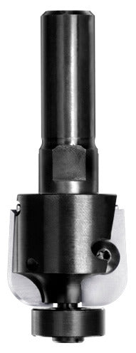 UNITEC houder met halfholkeermessen R=5,0 mm met lager, D=26 mm, S=10 mm, HW