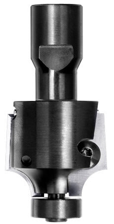 UNITEC houder met afrondkeermessen R=6,0 mm met lager, D=32 mm, Binnendraad M12, HW