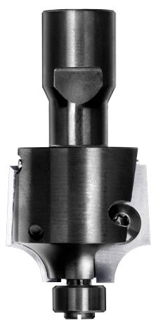 UNITEC houder met kwartrondkeermessen R=8,0 mm met lager, D=32 mm, Binnendraad M10, HW