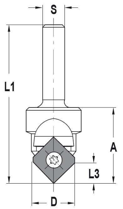 Keermessiergroeffrees, D=15,9 mm, S=8 mm, HW, Z=1