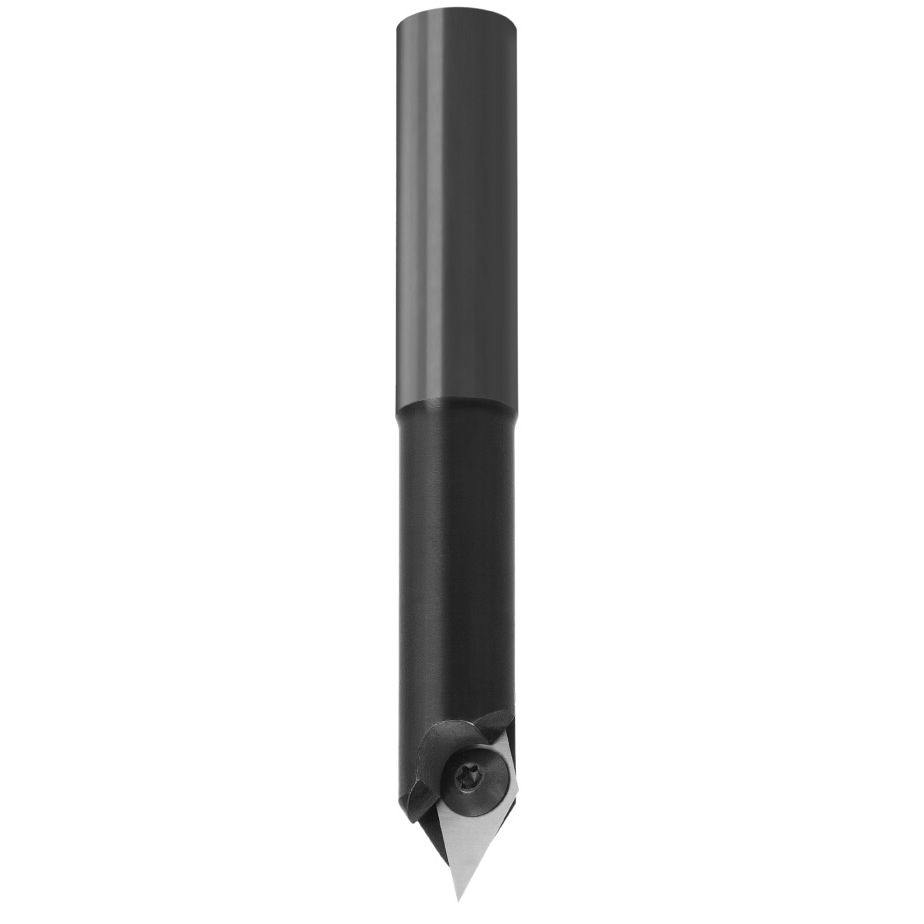 Keermes V-Groef/Fasefrees 91°, L3=25 mm, TL=93 mm, S=20 mm, Z=1, HW