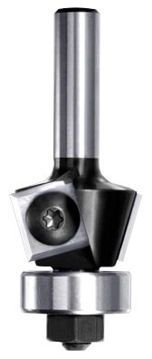 Keermesfasefrees 15° met lager, L2=11.5 mm, S=6 mm, HW