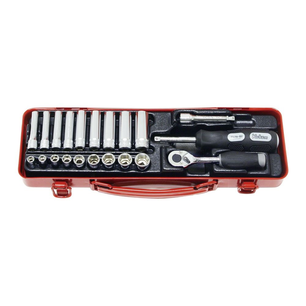 SOCKET SET 1/4"SQ.DR.-0