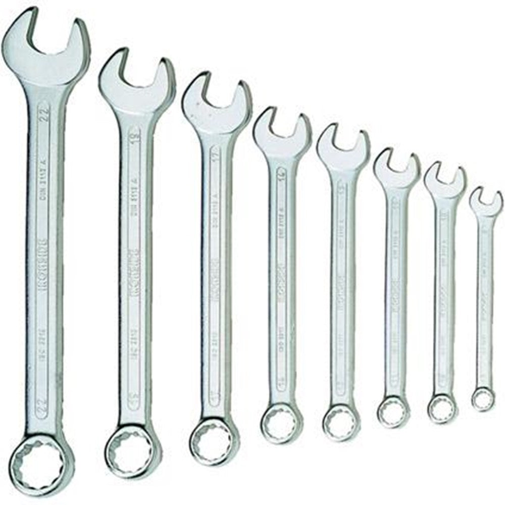 ringsteeksleutelset, 8-19mm, DIN 3113 A-1
