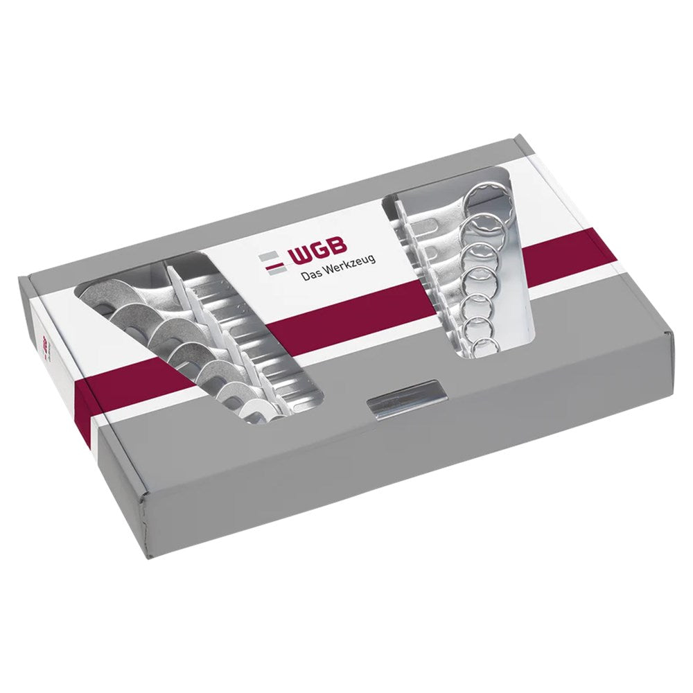 ringsteeksleutelset, 8-19mm, DIN 3113 A-0