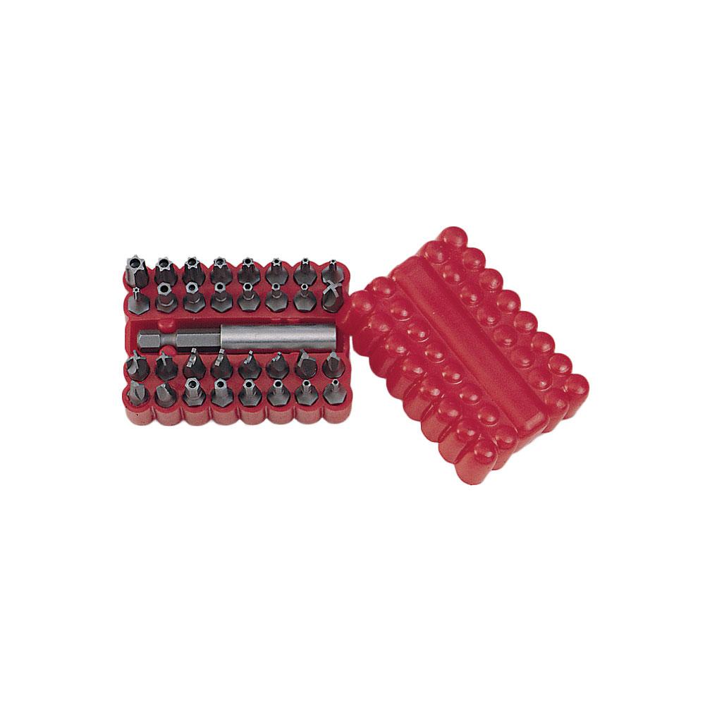 33-delige 1/4" beveiligingsbitset