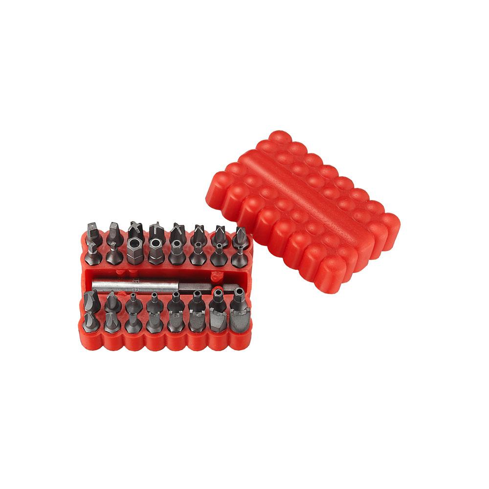 33-delige 1/4" beveiligingsbitset