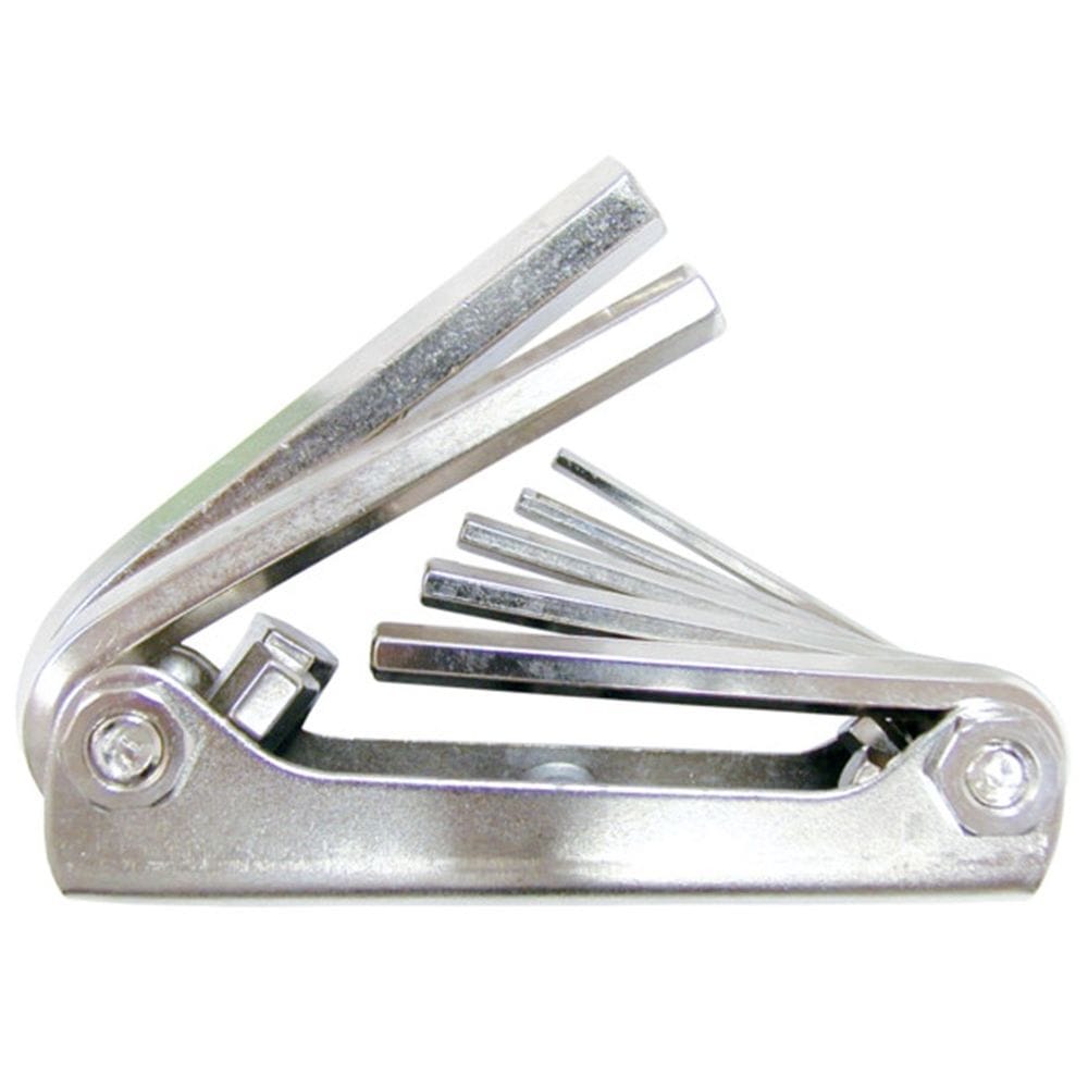 Zeskant-inbussleutel opvouwset, DIN ISO 2936, 2,5-10mm-0