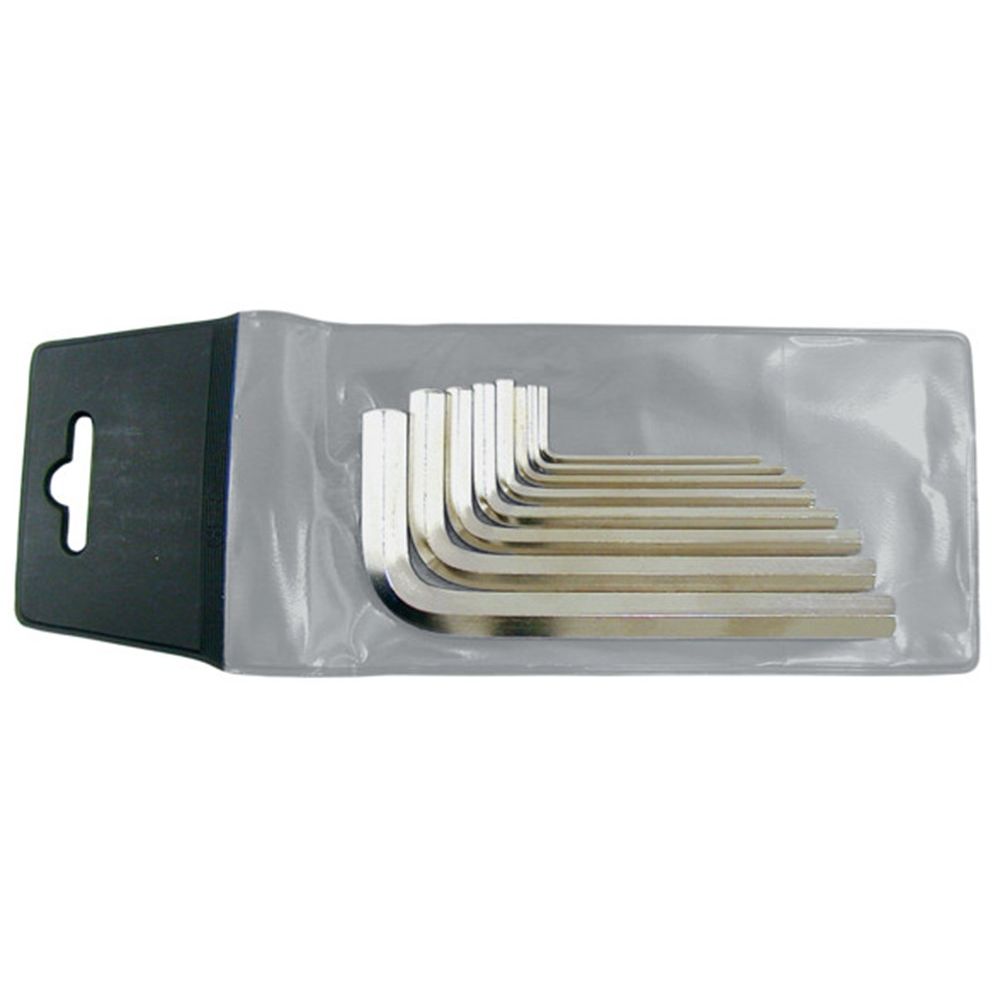 Zeskant-inbussleutelset, DIN ISO 2936, 2-10mm-2