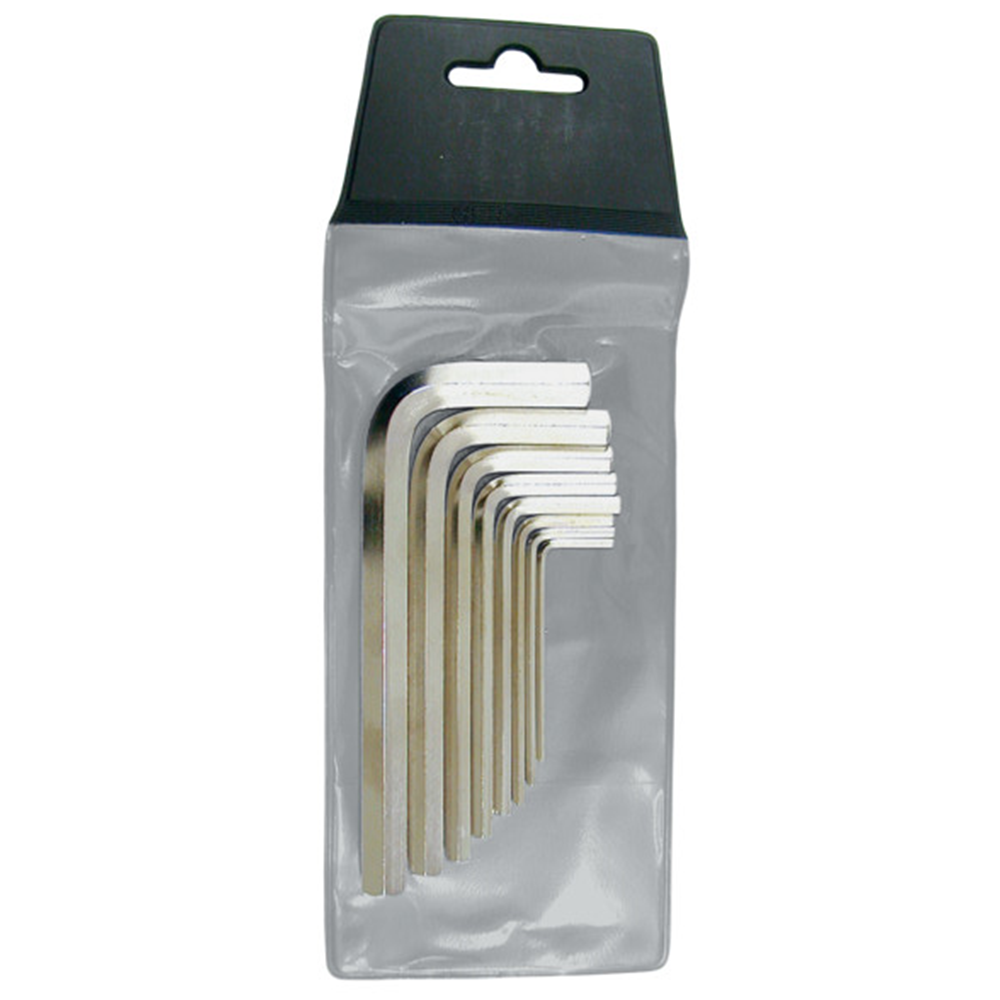 Zeskant-inbussleutelset, DIN ISO 2936, 2-10mm-0