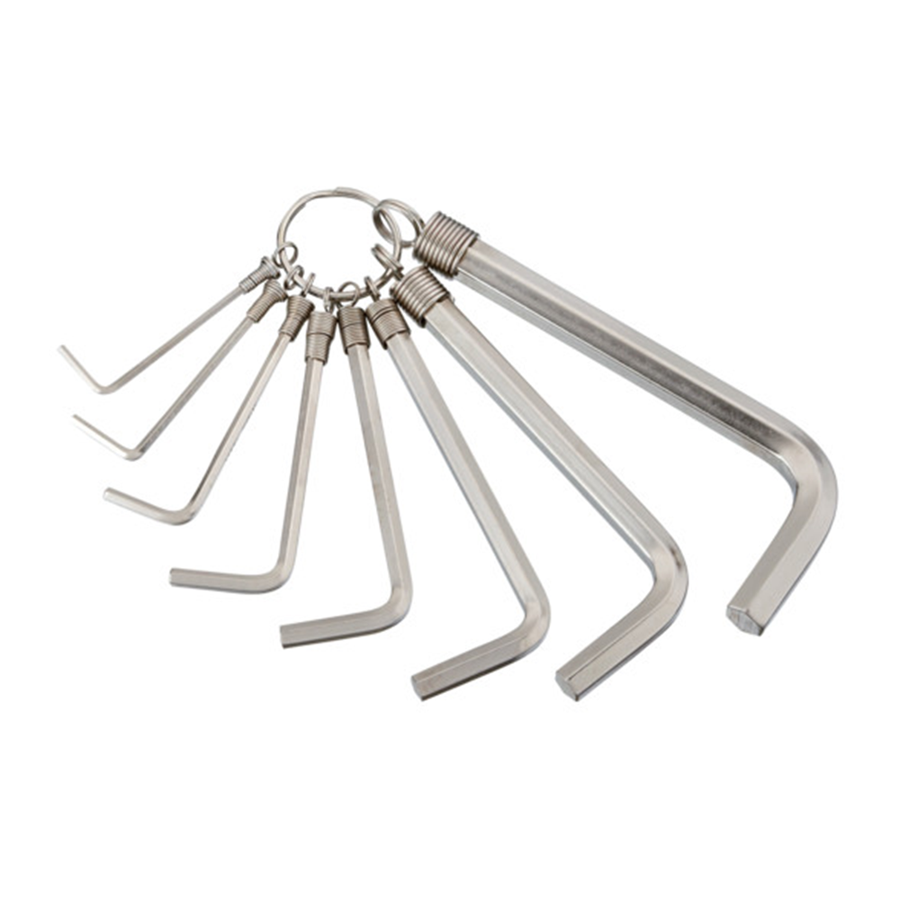 Zeskant-inbussleutelset,DIN ISO 2936, 2-8mm-0