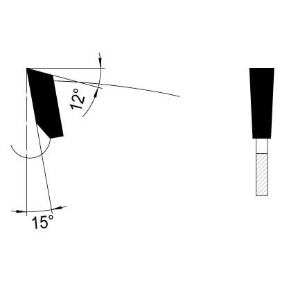 Groefzaag Ø 300 mm, asgat 30 mm, B=6,00 mm, Z=4 Vlaktand SDB, HW