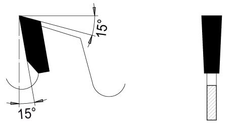 Groefzaag 140x1,8/1,2 Z=12 F, HW - Asgat: 30 mm