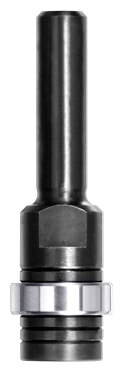 Spindel opname 8,0 met lager 20 / vlak, Schacht: 8 mm