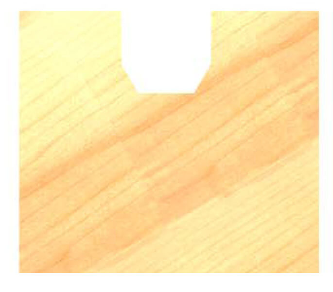 Kanten- / Fasefrees 30°, L3=4 mm, TL=40 mm, S=6 mm, HW