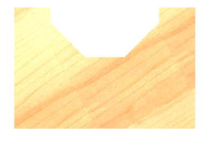 Fasefrees 45° zonder lager, L3=7 mm, TL=40 mm, S=6 mm, HW