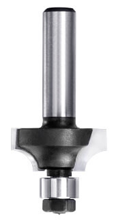 Kwartrondprofielfrees R=4,0 mm met lager, D=20,7 mm, S=8 mm, HW