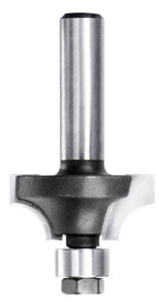 Kwartrondprofielfrees R=6,35 mm met lager, D=25,4 mm, S=6 mm, HW