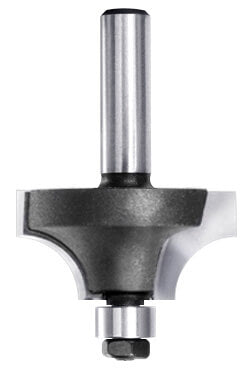 Kwartrondprofielfrees R=12,7 mm met lager, D=38,1 mm, S=6 mm, HW