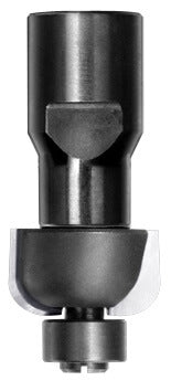 Halfholprofielfrees R=5,0 mm met lager, D=22 mm, Binnendraad M10, HW