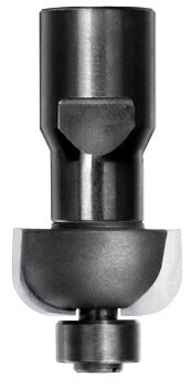 Halfholprofielfrees R=6,35 mm met lager, D=24,6 mm, Binnendraad M10, HW