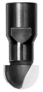 Holprofielfrees R=9,5 mm, TL=43 mm, Binnendraad M10, HW