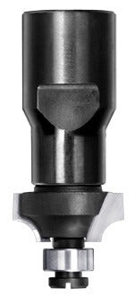 Kwartrondprofielfrees R=4,0 mm met lager, D=20 mm, Binnendraad M12, HW
