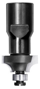 Kwartrondprofielfrees R=5,0 mm met lager, D=22 mm, Binnendraad M12, HW