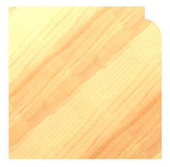Kwartrondprofielfrees R=6,35 mm zonder lager, D=24,6 mm, Binnendraad M12, HW