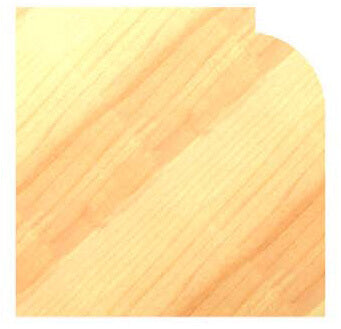 Afrondprofielfrees R=12,7 mm met lager, D=39,4 mm, Binnendraad M12, HW