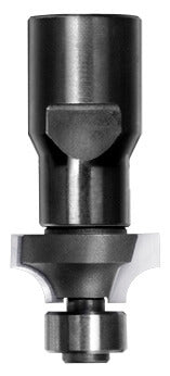 Afrondprofielfrees R=5,0 mm met lager, D=22 mm, Binnendraad M12, HW