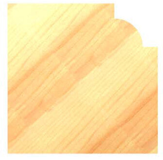 Kwartrondprofielfrees R=9,5 mm met lager, D=33 mm, Binnendraad M12, HW