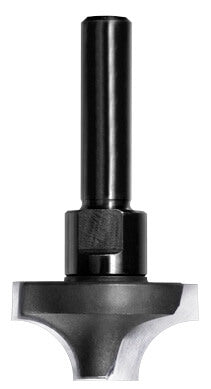 Kwartrondprofielfrees R=9,5 mm onderkant ingelegd HW, D=30 mm, S=8 mm, HW