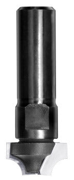 Kwartrondprofielfrees R=5,0 mm onderkant ingelegd HW, D=19 mm, S=10 mm, HW