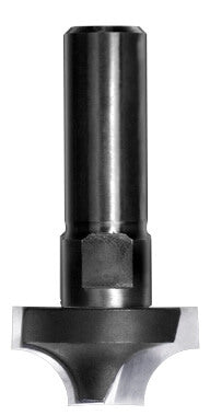 Kwartrondprofielfrees R=8,0 mm onderkant ingelegd HW, D=27 mm, S=10 mm, HW