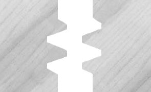 Verlijmfrees D=34 mm, L2=32 mm, Binnendraad M12, HW