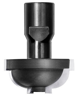 Hollijstprofielfrees R=9,5 mm zonder lager, D=38 mm, Binnendraad M10, HW