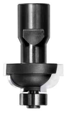 Hollijstprofielfrees R=6,35 mm met lager, D=30,7 mm, Binnendraad M12, HW