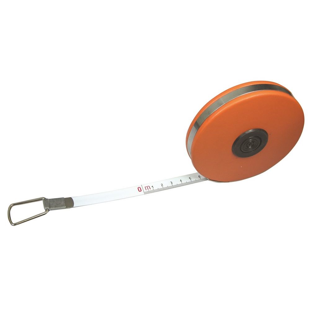 Landmeter 30mtr. 13mm stalen band/frame-0