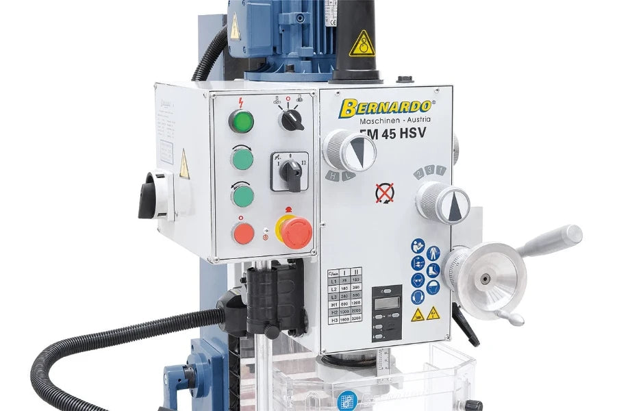 Bernardo Boor- & Freesmachine FM 45 HSV met 3-assige digitale uitlezing