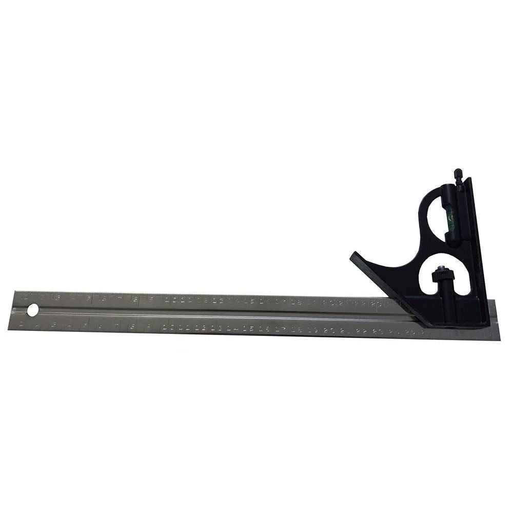 Combinatie hoek- en gradenmeter 300mm met libel-1