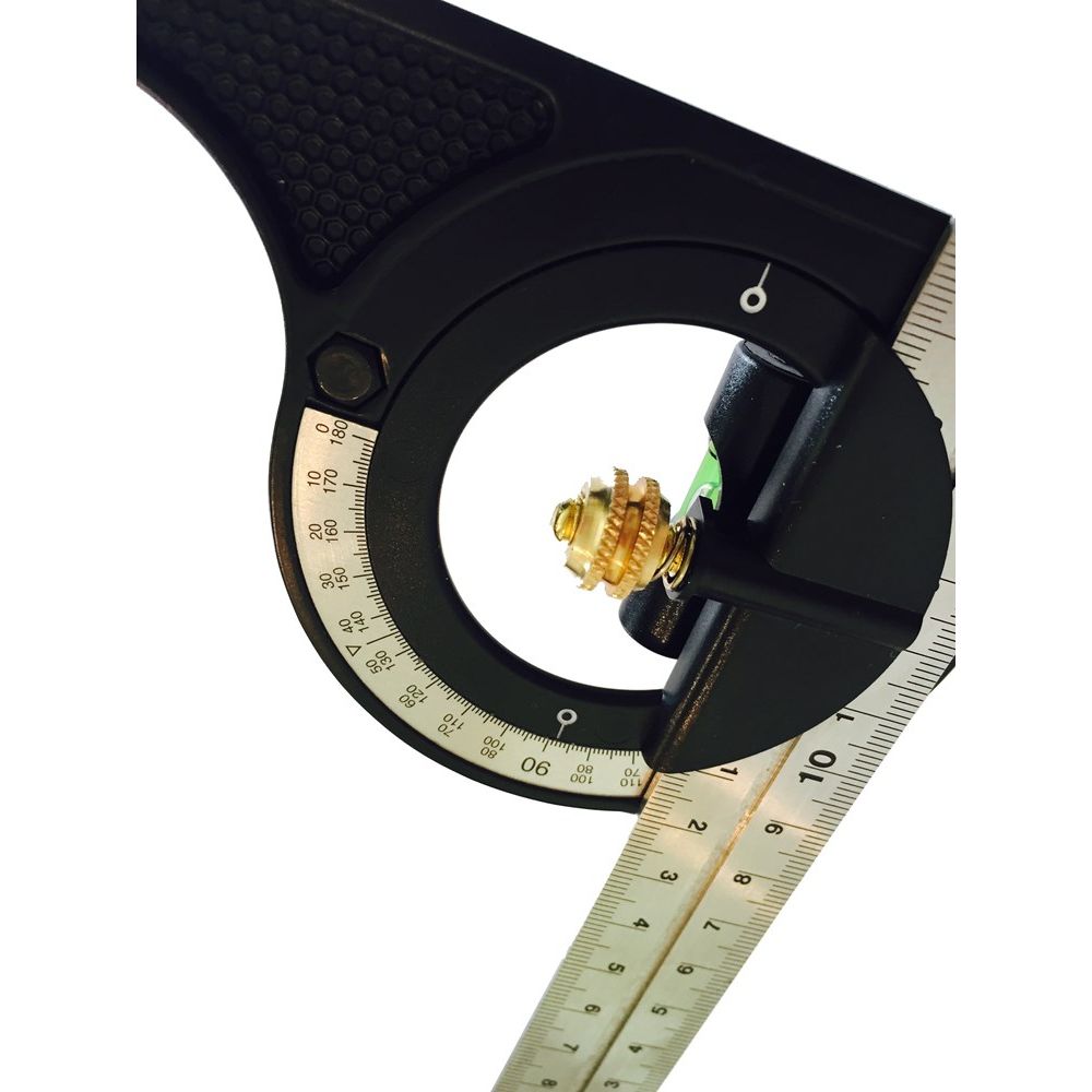 Combinatie hoek- en gradenmeter 300mm met libel-4