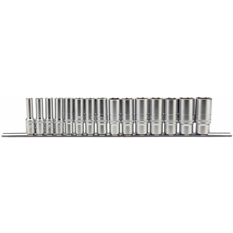 3/8" Doppenrail lang, 15dlg-Draper Tools-MZS Gereedschap