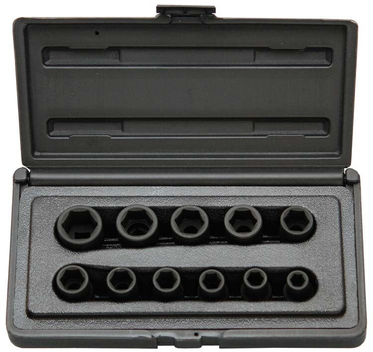 3/8" Krachtdoppenset, 11dlg