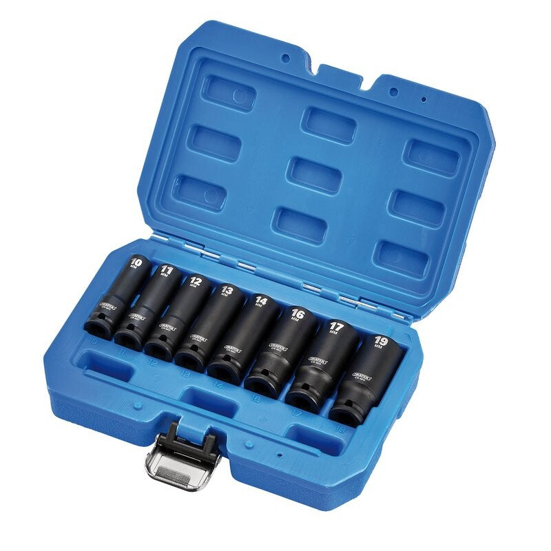 3/8" Krachtdoppenset lang, 8dlg