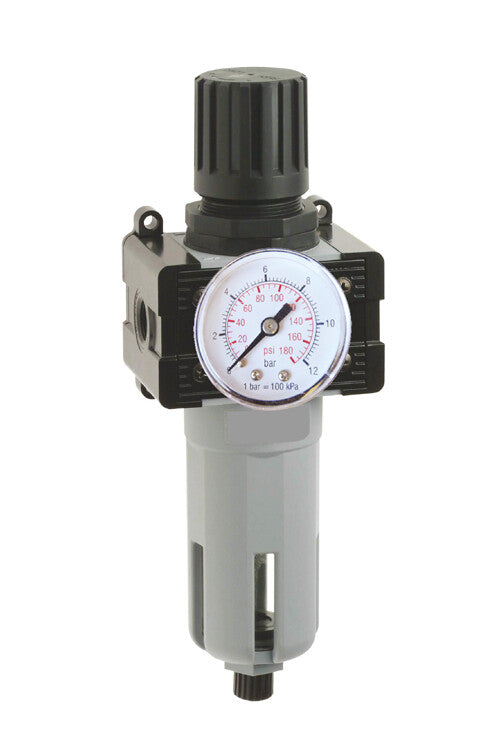 3/8" Waterafsch., drukregelaar, manometer