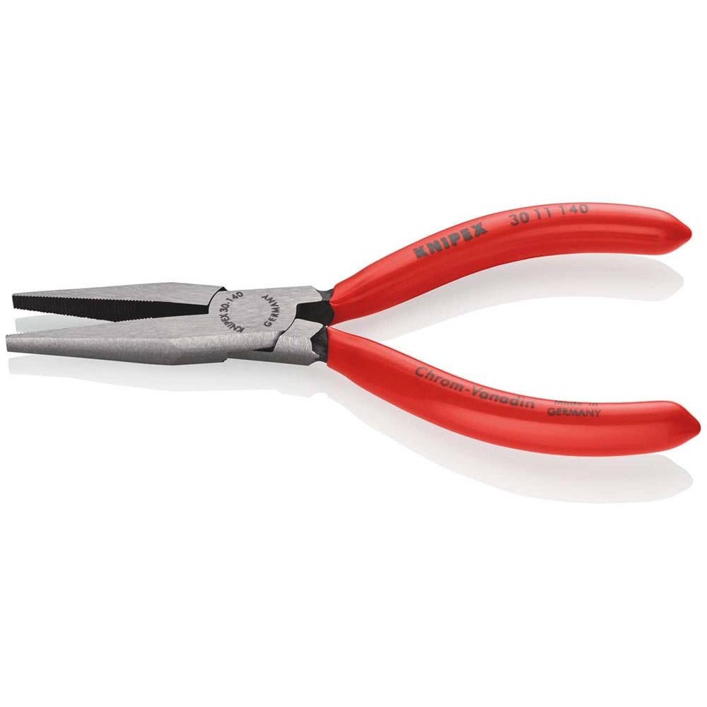 KNIPEX 30 11 140 Langbektang met kunststof bekleed zwart geatramenteerd 140 mm-2