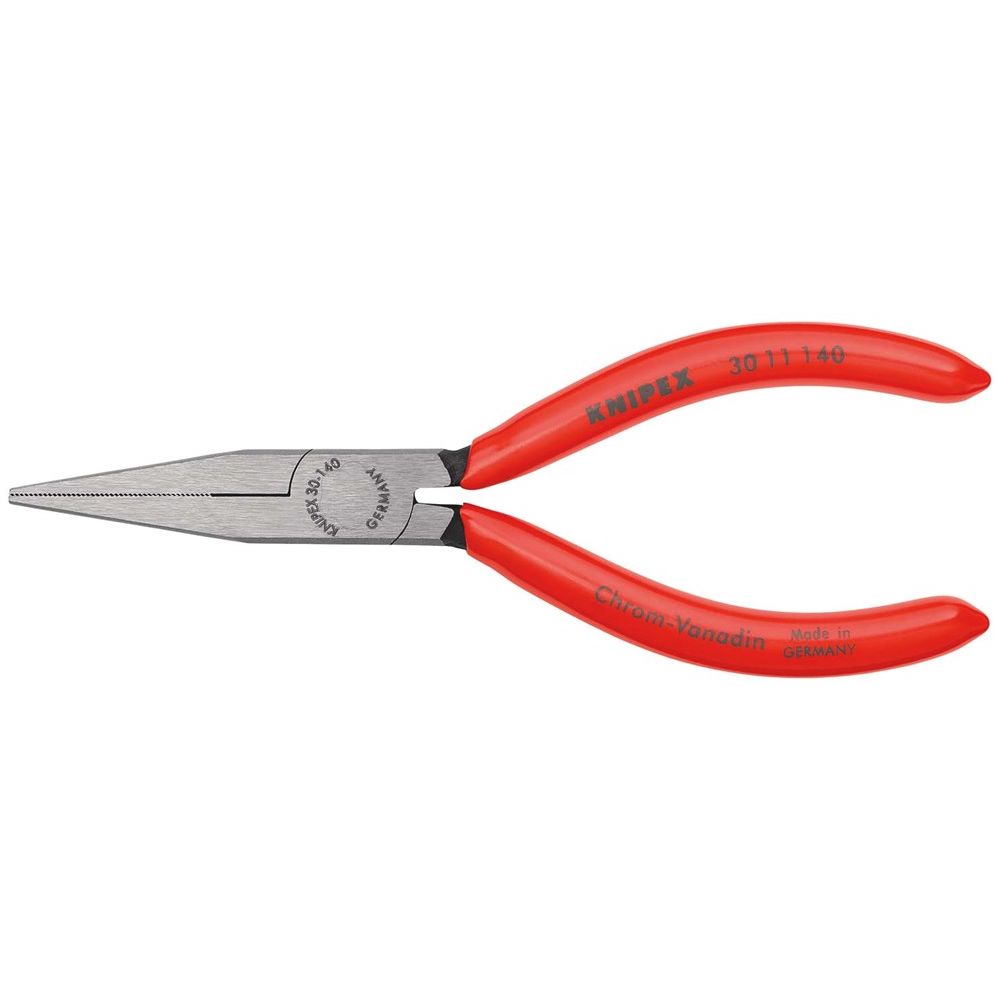 KNIPEX 30 11 140 Langbektang met kunststof bekleed zwart geatramenteerd 140 mm-0