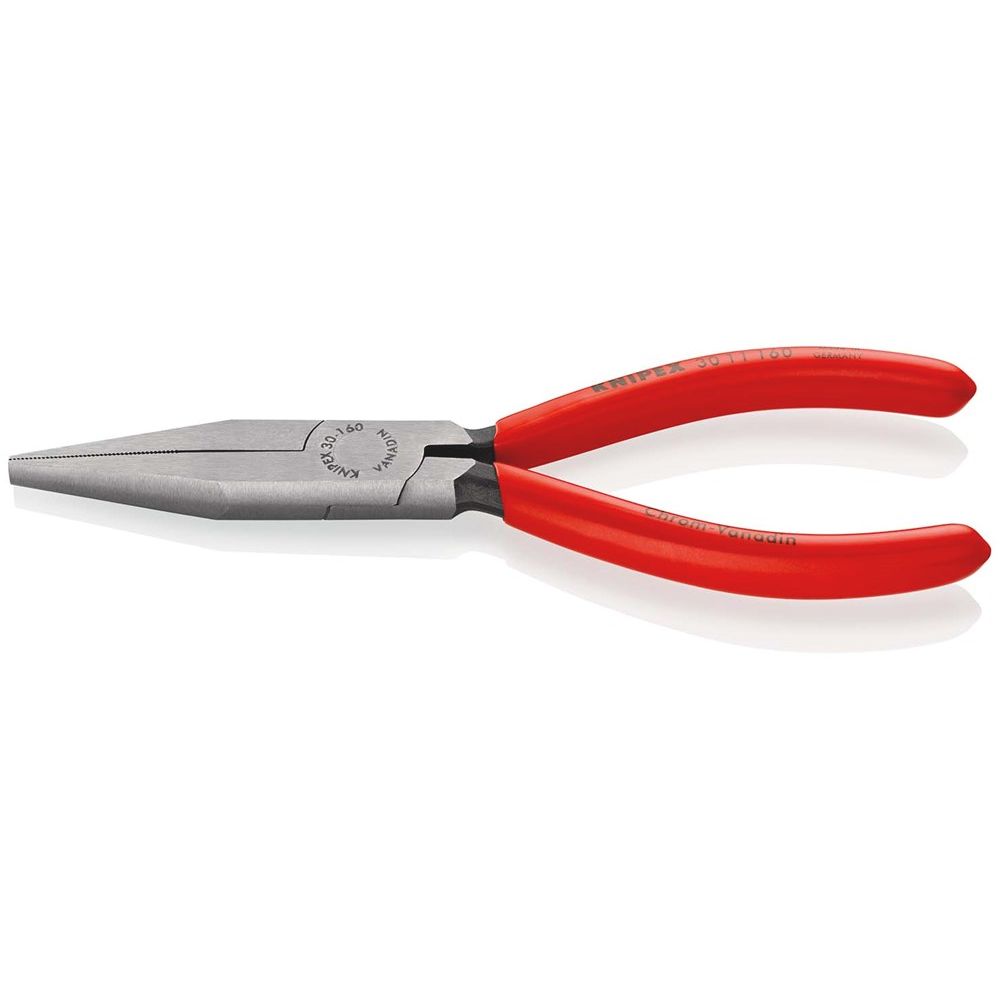 KNIPEX 30 11 160 Langbektang met kunststof bekleed zwart geatramenteerd 160 mm-0